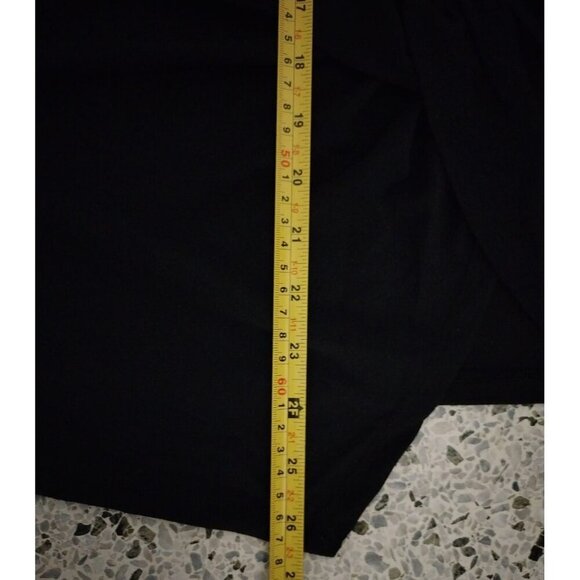 Black short sleeve blouse with lace on the shoulders by Adrienne Vittadini, NWT. - Picture 8 of 8